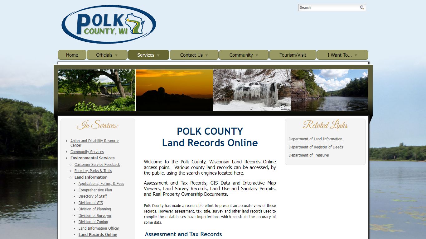 Land Records Online - Polk County, Wisconsin